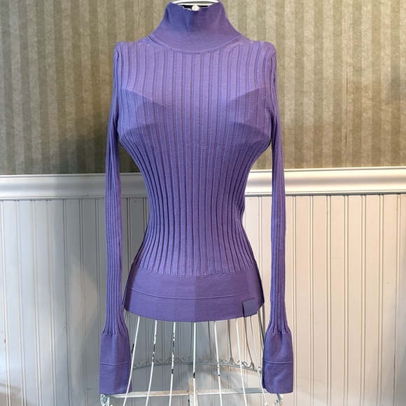NWT Marc Jacobs Turtleneck Wide Ribbed Sweater - Picture 2 of 10